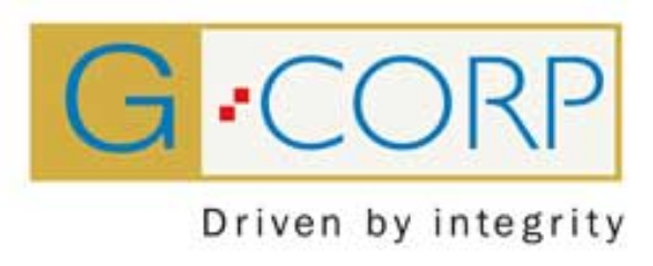 G CORP SPACES PVT LTD logo, the developer of G:Corp Residences